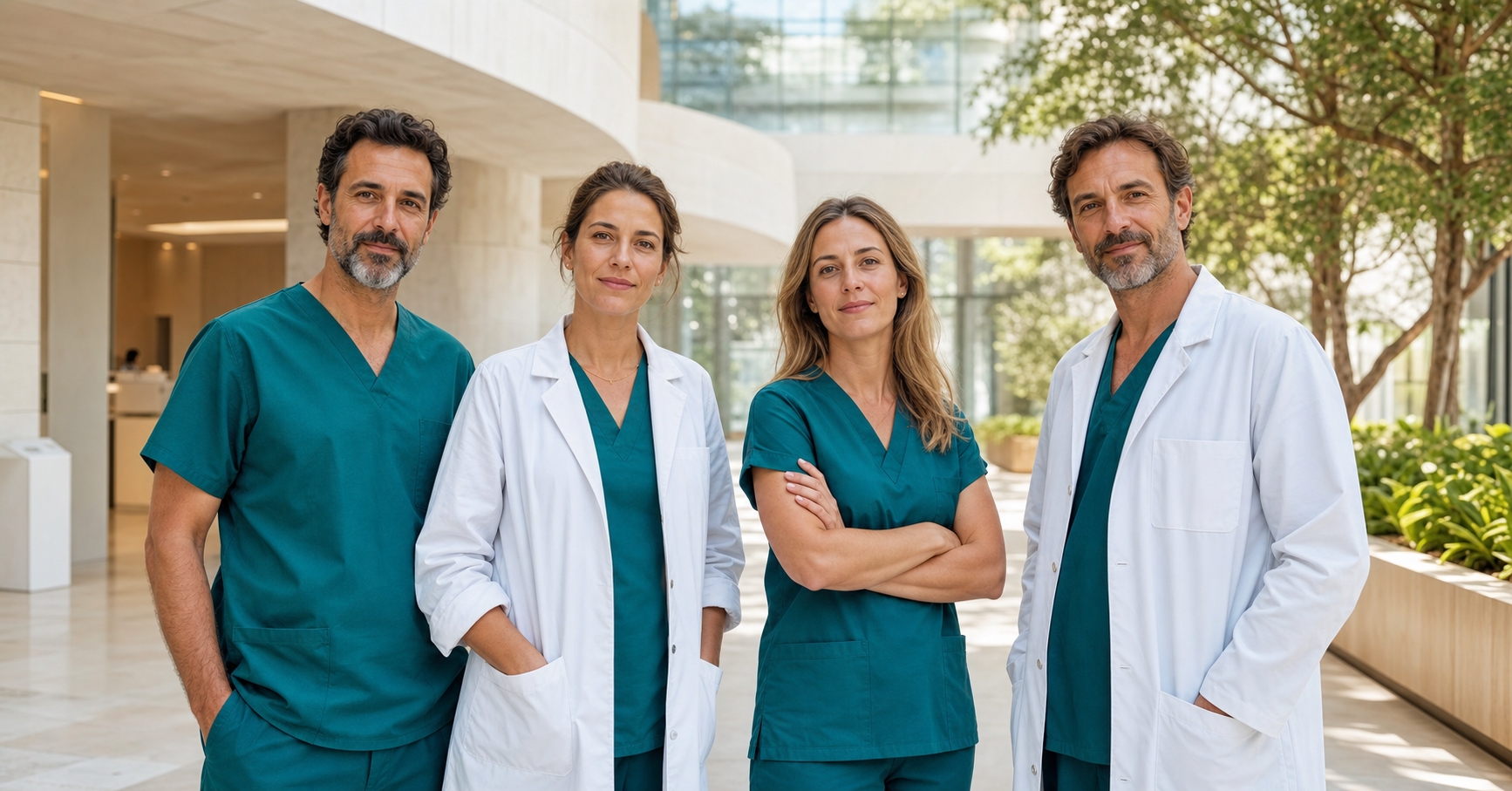 Equipo médico multidisciplinar de Hospital Vida Plena